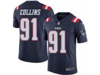 Nike Patriots #91 Jamie Collins Navy Blue Youth Stitched NFL Limited Rush Jersey