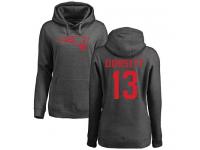 Nike Phillip Dorsett Ash One Color Women's - NFL New England Patriots #13 Pullover Hoodie