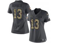 Nike Phillip Dorsett Limited Black Women's Jersey - NFL New England Patriots #13 2016 Salute to Service