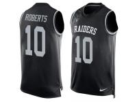 Nike Raiders #10 Seth Roberts Black Team Color Men Stitched NFL Tank Top