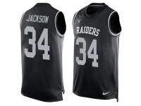 Nike Raiders #34 Bo Jackson Black Team Color Men Stitched NFL Tank Top