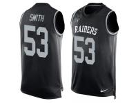 Nike Raiders #53 Malcolm Smith Black Team Color Men Stitched NFL Tank Top