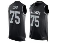 Nike Raiders #75 Howie Long Black Team Color Men Stitched NFL Tank Top