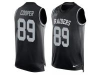 Nike Raiders #89 Amari Cooper Black Team Color Men Stitched NFL Tank Top