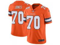 Nike Sam Jones Denver Broncos Men's Limited Orange Color Rush Vapor Untouchable Jersey