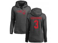 Nike Stephen Gostkowski Ash One Color Women's - NFL New England Patriots #3 Pullover Hoodie