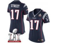 Nike Super Bowl LI 51 Women's Devin Street Elite Navy Blue Home Jersey - New England Patriots NFL