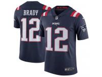 Nike Tom Brady Limited Navy Blue Youth Jersey - NFL New England Patriots #12 Rush Vapor Untouchable