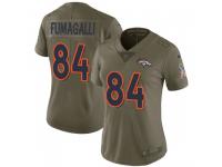 Nike Troy Fumagalli Denver Broncos Women's Limited Green 2017 Salute to Service Jersey