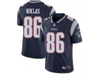 Nike Troy Niklas Limited Navy Blue Home Youth Jersey - NFL New England Patriots #86 Vapor Untouchable