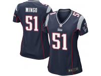 Nike Women's Barkevious Mingo Game Navy Blue Home Jersey - New England Patriots NFL #51