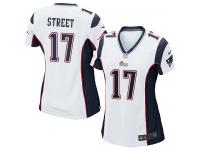 Nike Women's Devin Street Game White Road Jersey - New England Patriots NFL #17