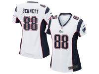 Nike Women's Martellus Bennett Game White Road Jersey - New England Patriots NFL #88