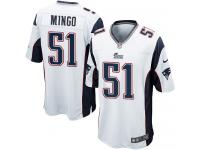 Nike Youth Barkevious Mingo Game White Road Jersey - New England Patriots NFL #51