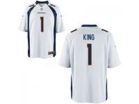 Nike Youth Denver Broncos #1 Marquette King Game White Jersey