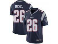 Sony Michel Men Limited Navy Blue Jersey_ Nike NFL New England Patriots Vapor Untouchable Home #26