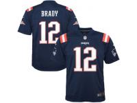 Tom Brady New England Patriots Nike Youth Color Rush Game Jersey - Navy