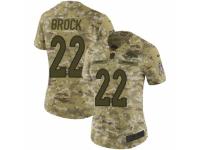 Women Nike Denver Broncos #22 Tramaine Brock Limited Camo 2018 Salute to Service NFL Jersey