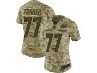 Women Nike Denver Broncos #77 Billy Turner Limited Camo 2018 Salute to Service NFL Jersey