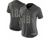 Women Nike Los Angeles Rams #18 Cooper Kupp Gray Static Vapor Untouchable Game NFL Jersey