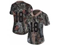 Women Nike New England Patriots #18 Matthew Slater Camo Rush Realtree Limited NFL Jersey