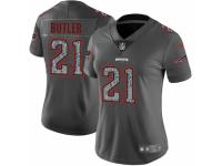 Women Nike New England Patriots #21 Malcolm Butler Gray Static Vapor Untouchable Game NFL Jersey