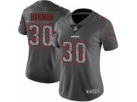 Women Nike New England Patriots #30 Duron Harmon Gray Static Vapor Untouchable Game NFL Jersey