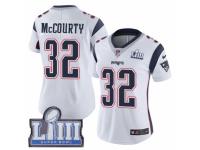 Women Nike New England Patriots #32 Devin McCourty White Vapor Untouchable Limited Player Super Bowl LIII Bound NFL Jersey