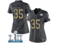 Women Nike New England Patriots #35 Mike Gillislee Limited Black 2016 Salute to Service Super Bowl LII NFL Jersey