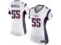 Women Nike New England Patriots #55 Cassius Marsh Game White NFL Jersey