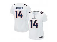 Women Nike NFL Denver Broncos #14 Cody Latimer Game White Jersey