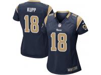 Women's Game Cooper Kupp #18 Nike Navy Blue Home Jersey - NFL Los Angeles Rams