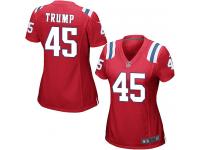 Women's Game Donald Trump #45 Nike Red Alternate Jersey - NFL New England Patriots