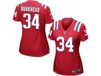 Women's Game Rex Burkhead #34 Nike Red Alternate Jersey - NFL New England Patriots