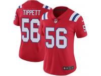 Women's Limited Andre Tippett #56 Nike Red Alternate Jersey - NFL New England Patriots Vapor Untouchable