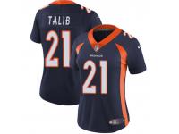 Women's Limited Aqib Talib #21 Nike Navy Blue Alternate Jersey - NFL Denver Broncos Vapor Untouchable