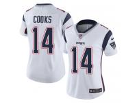 Women's Limited Brandin Cooks #14 Nike White Road Jersey - NFL New England Patriots Vapor Untouchable