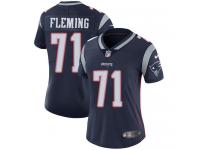 Women's Limited Cameron Fleming #71 Nike Navy Blue Home Jersey - NFL New England Patriots Vapor Untouchable