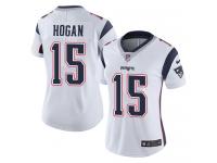 Women's Limited Chris Hogan #15 Nike White Road Jersey - NFL New England Patriots Vapor Untouchable