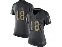 Women's Limited Cooper Kupp #18 Nike Black Jersey - NFL Los Angeles Rams 2016 Salute to