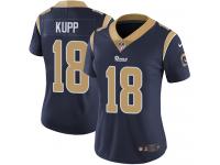 Women's Limited Cooper Kupp #18 Nike Navy Blue Home Jersey - NFL Los Angeles Rams Vapor Untouchable