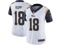 Women's Limited Cooper Kupp #18 Nike White Road Jersey - NFL Los Angeles Rams Vapor Untouchable
