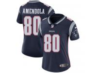 Women's Limited Danny Amendola #80 Nike Navy Blue Home Jersey - NFL New England Patriots Vapor Untouchable