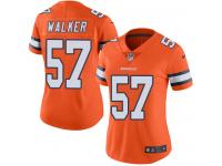 Women's Limited Demarcus Walker #57 Nike Orange Jersey - NFL Denver Broncos Rush