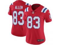 Women's Limited Dwayne Allen #83 Nike Red Alternate Jersey - NFL New England Patriots Vapor Untouchable