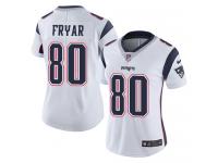 Women's Limited Irving Fryar #80 Nike White Road Jersey - NFL New England Patriots Vapor Untouchable