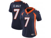 Women's Limited John Elway #7 Nike Navy Blue Alternate Jersey - NFL Denver Broncos Vapor