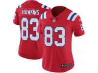 Women's Limited Lavelle Hawkins #83 Nike Red Alternate Jersey - NFL New England Patriots Vapor Untouchable