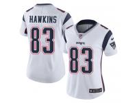 Women's Limited Lavelle Hawkins #83 Nike White Road Jersey - NFL New England Patriots Vapor Untouchable