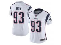 Women's Limited Lawrence Guy #93 Nike White Road Jersey - NFL New England Patriots Vapor Untouchable